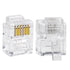 RJ12 6P6C Connectors (100 Pieces Pack), 6 Pin Telephone Line Cable Wire Male Plug