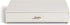 U Brands Juliet Monitor Stand, Office Organization Supplies, White and Gold, 1 Count