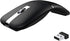 Foldable Bluetooth Travel Mouse - Wireless Portable 2.4G Arc Mouse for Laptop with Carry Bag