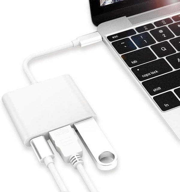 AIRSKY USB C to HDMI Adapter for iPhone 17, USB-C Digital AV Multiport