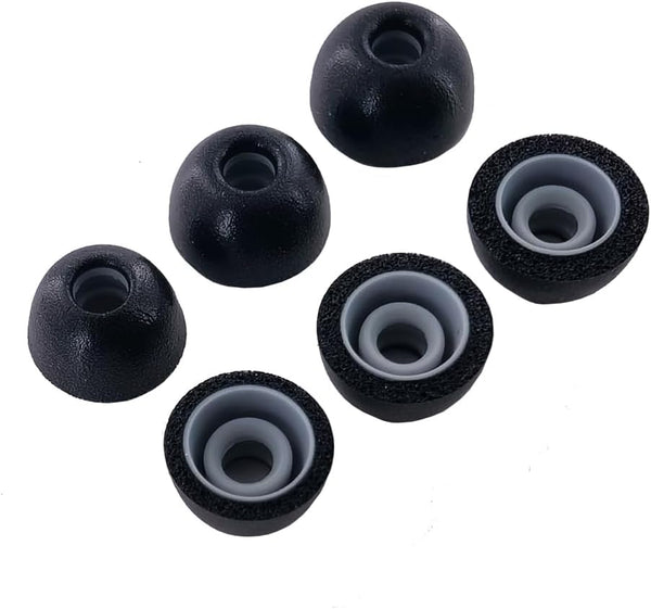 Replacement Eartips 2 Layers Memory Foam for Raycon Impact/Fitness Bluetooth Earbuds Earpad Upgrade
