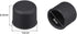 uxcell 10pcs RCA Silicone Port Protectors, Anti Dust Cap Cover, 8mm Dia Black