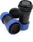 SD28 19 Pin Electrical Circular Connector Plug, Aviation Cable Male Female Plastic Waterproof IP68 for Industrial LED