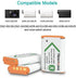 NP-BX1 Newmowa Replacement Battery (3-Pack) and 3-Channel USB Charger Set for Sony NP-BX1, DSC-RX100 Series