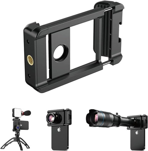 17 mm Thread Lens Adapter, Telephoto Lens Phone Mount, Sturdy and Wear-Resistant Holder for All Lens with 17mm Thread