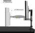 NB North Bayou Monitor Desk Mount Long Arm for Monitors 4.4 to 19.8lbs, Ultra Wide Full Motion