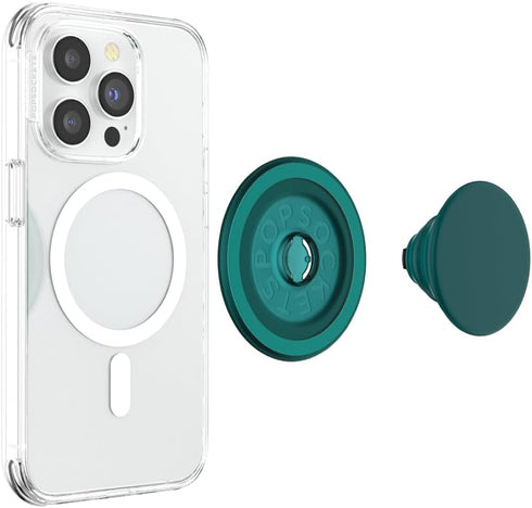 PopSockets Phone Grip, Into The Woods - Fresh Pine, Compatible with MagSafe, Wireless Charging