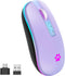 KARFUN Wireless Mouse, Backlit LED Portable Slim Computer Mouses for Laptop, PC, Computer,
