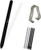 Tab S4 S Pen for Samsung Galaxy Tab S4 Stylus Pen EJ-PT830 T835 T837 Replacement + 5X Tips/Nibs (Black)