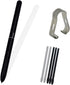 Tab S4 S Pen for Samsung Galaxy Tab S4 Stylus Pen EJ-PT830 T835 T837 Replacement + 5X Tips/Nibs (Black)