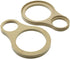 Unifizz 2pcs Wooden Car Speaker Spacer Stereo Mount Adapter Ring Bracket, 3.1inch & 2.1inch ID