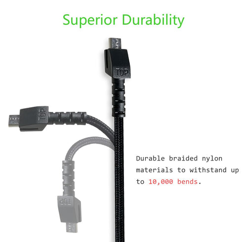 Mouse Charging Cable for Razer Naga Pro 20000 DPI, Viper Ultimate, USB Charger Cord for Razer DeathAdder V2