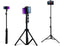 TONSNVITAE Adjustable 47.2" Phone Tripod & Selfie Stick, Camera Tripod Stand with Phone