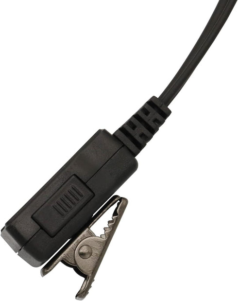 G-Shape Clip Ear Earpiece Headset with PTT Button & Mic for Yaesu Vertex VX-6R 7R 6E 7E Icom IC-4300L