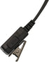 G-Shape Clip Ear Earpiece Headset with PTT Button & Mic for Yaesu Vertex VX-6R 7R 6E 7E Icom IC-4300L