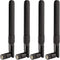 BINGFU 8dBi SMA Male 4G LTE Antenna (4-Pack) for Wireless CPE Router, Hotspot,