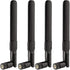 BINGFU 8dBi SMA Male 4G LTE Antenna (4-Pack) for Wireless CPE Router, Hotspot,