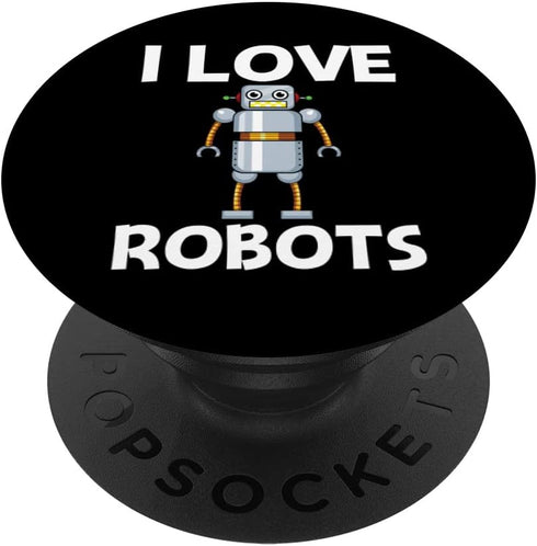 PopSockets Swappable PopGrip Cool Robot Design For Men Women Robotics Science Engineer
