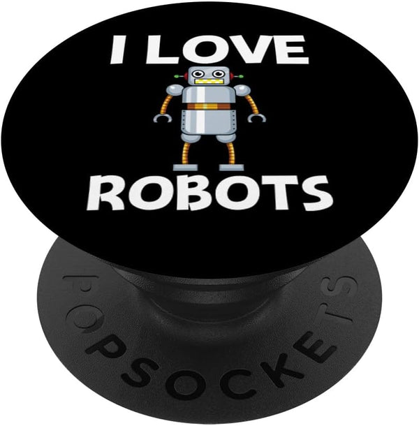 PopSockets Swappable PopGrip Cool Robot Design For Men Women Robotics Science Engineer