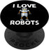 PopSockets Swappable PopGrip Cool Robot Design For Men Women Robotics Science Engineer