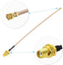 Bingfu Waterproof Active GPS Navigation Antenna, Adhesive Mount SMA Male with 15cm RG178 Coaxial Cable