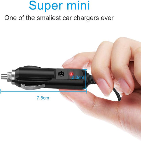 12V Car Charger Compatible with Portable DVD Player, DBPOWER Sylvania RCA, Snailax Seat Cushion, Spectra S1 S2 Breast