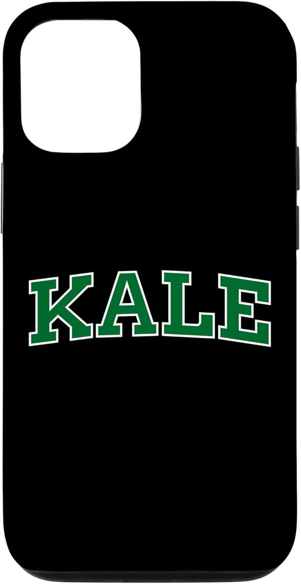 KALE UNIVERSITY VEGAN VEGETARIAN FUN TEES Kale University Leaf Green Organic Gardener Go Vegan Case for iPhone 12/12