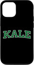 KALE UNIVERSITY VEGAN VEGETARIAN FUN TEES Kale University Leaf Green Organic Gardener Go Vegan Case for iPhone 12/12