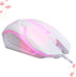 Housoutil White Wired Gaming Mouse USB Backlit Light up Computer Mouse Ergonomic Design for Laptop Desktop Home Dorm