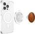 PopSockets PopGrip: Vintage Wood Grain Pattern, Swappable Grip for Phones & Tablets, Compatible with MagSafe