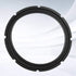 Universal Foam Surrounds Circle for Bass Speaker, Loudspeaker Perforated Rubber Edge Subwoofer Spare Parts (Black)