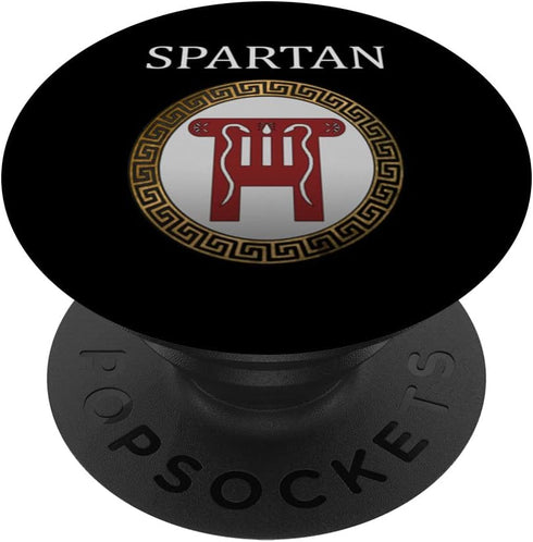 PopSockets Swappable PopGrip Spartan Hoplite Shield with Dokana Symbol