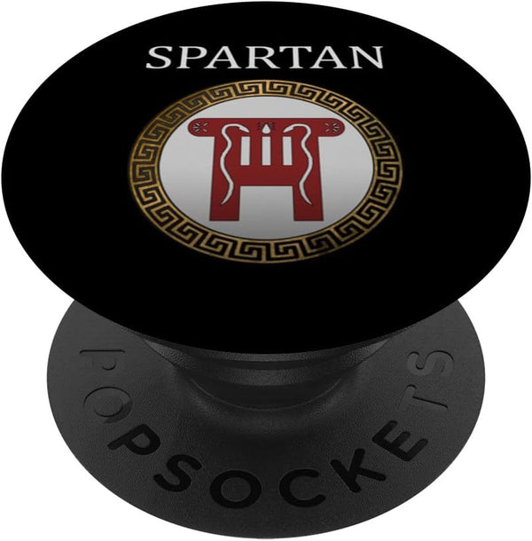 PopSockets Swappable PopGrip Spartan Hoplite Shield with Dokana Symbol