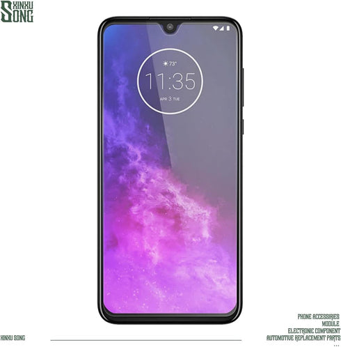 XT2010-1 6.4" 3 Pack Compatible with Moto One Zoom Screen Protector Case Friendly Ultra-Thin Anti-Scratch