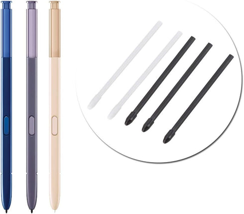 ASHATA Touch Stylus Tool, Replacement Tips Nibs for Galaxy Note8/9, Tab S3/4 - Black
