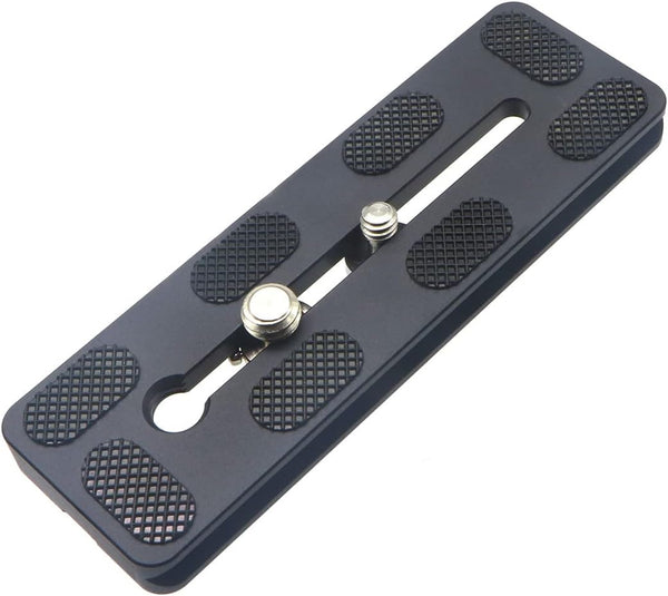 120mm Universal Quick Release QR Plate with 1/4" and 3/8" Mounting Screw for Tripod Mount Ball Head DSLR Camera