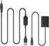 USB Cable AC-LS5 Drop Voltage Cable 5V-4.2V Camera Adapter + DK-X1 DC Coupler NP-BX1, NPBX1 Dummy Battery for Sony