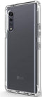 VIESUP Crystal Cellular Phone Case for LG Velvet 5G/G9 - Transparent Shockproof Silicone Soft Case with Camera