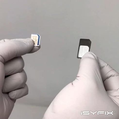 iSYFIX 4 1 Sim Card Adapter Nano Micro - Standard in Converter Kit with Steel Tray Eject Pin