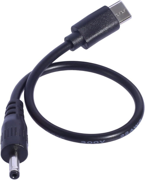 Kaeltsyn 3.5mmx1.35mm 5V USB C to Adapter Cable Type Male to Power Adapter Connector Charging for Camera Table Lamp USB