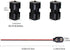 OLIREXD Two Layers AA Battery Holder Case with 9V I Type Standard Snap Clip Connector, Pack of 3