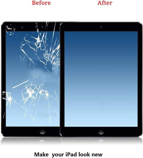 Touch Screen Digitizer Assembly Replacement for White iPad 6 2018, A1893 A1954 with Home Button