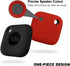 Geiomoo Silicone Case for Tile Mate 2024/2022, Soft Scratch Resistant Cover with Carabiner (2 Pack Black+Red)