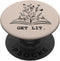 PopSockets Adhesive PopGrip - Get Lit Library Book Wildflowers Lovers Literature Teacher