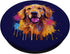 Golden Retriever Dog Portrait PopSockets Swappable PopGrip - Goldie Dog Mom Graphic