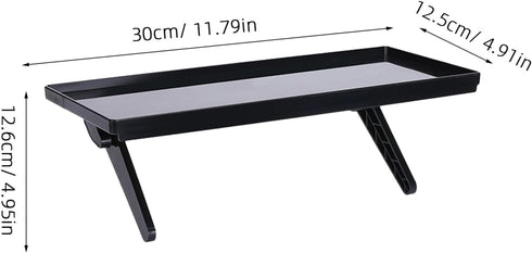 Desktop Organizer Monitor Shelf - Stylish TV Riser and Storage Bracket