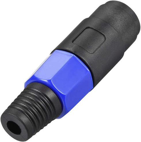 uxcell SpeakOns Speaker Female Adapter Connectors, 4 Pole Speaker Plug Twist Lock, 5pcs