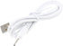 Replacement 100CM USB Charge Cable for Beats Solo HD505 Headphones, DC 2.0mm Jack Charger Port (White) - Not for