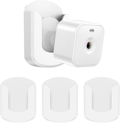 HOGEE 3 Pack Blink Camera No Drilling No Screws Wall Mount Bracket, Adhesive