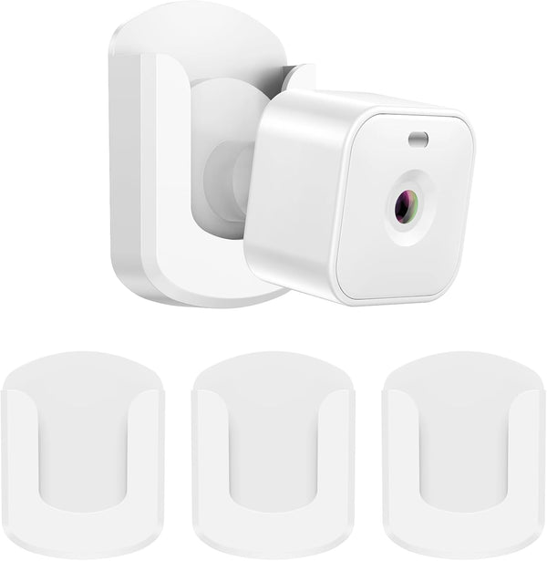 HOGEE 3 Pack Blink Camera No Drilling No Screws Wall Mount Bracket, Adhesive